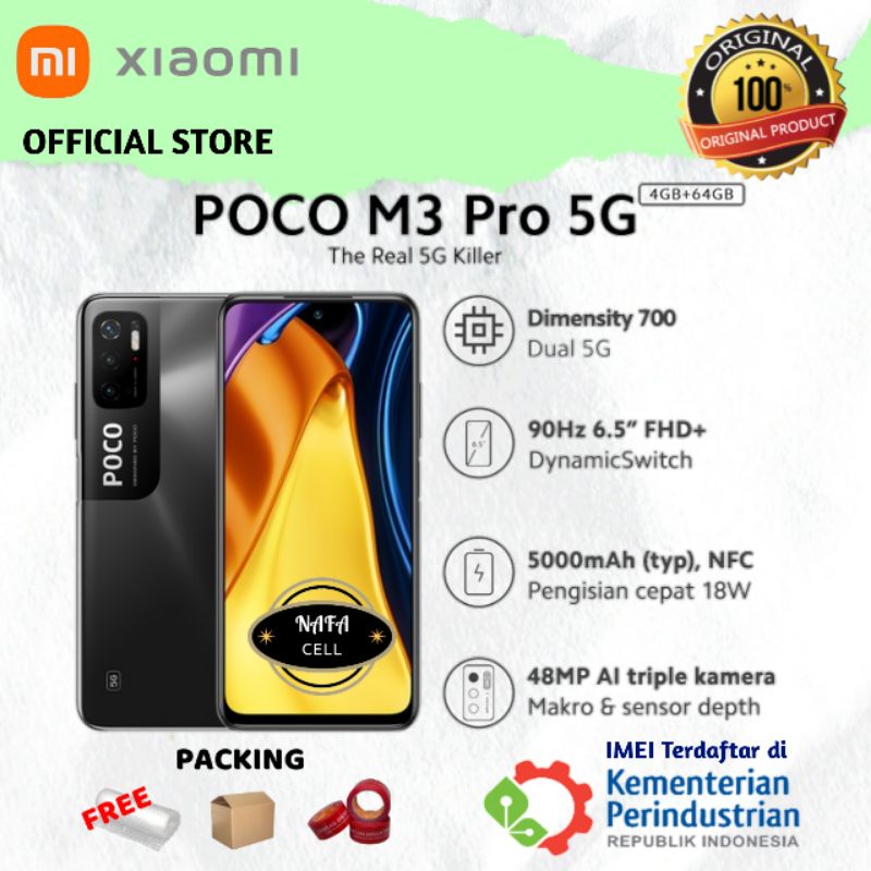 Jual Poco M3 Pro 5g 4gb64gb Dimensity 700 48mp Al Triple Camera Shopee Indonesia 7330