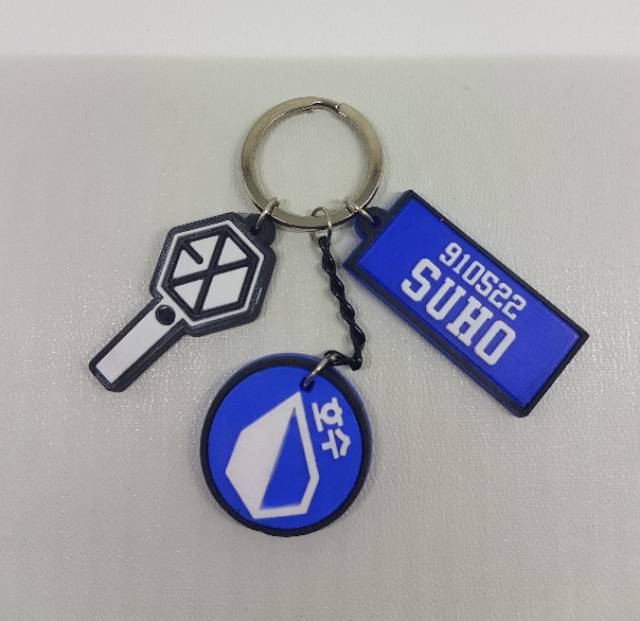 EXO GANTUNGAN KUNCI EXO KPOP LIGHT STICK KEYCHAIN EXO LIGHTSTICK