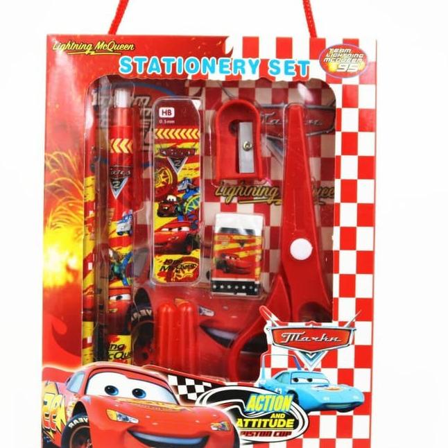 

[PRODUK 0HKTN] Stationary set goody bag ultah kado natal cars minion mickey mouse10 BJW