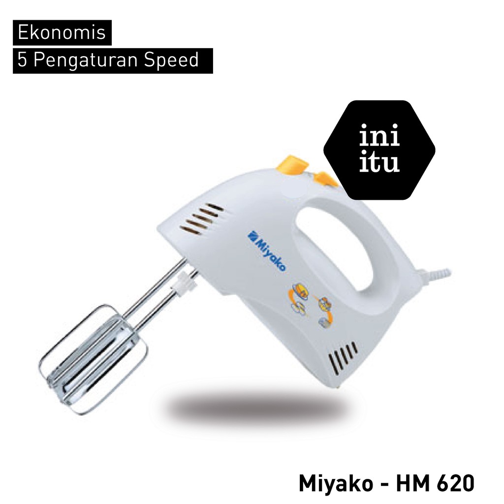 [ Miyako ] Mixer Hand / Hand Mixer Miyako HM 620 - 5 Speed