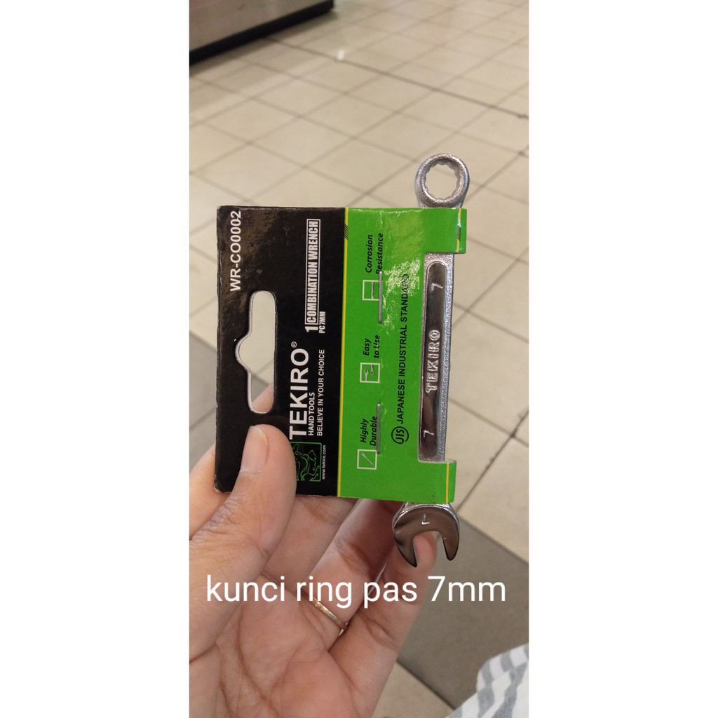 KUNCI RING PAS TEKIRO 7 MM