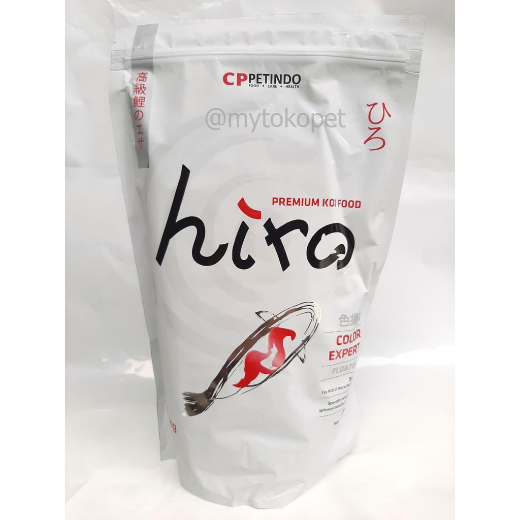 HIRO COLOR EXPERT - PREMIUM KOI FOOD 1KG, pakan ikan koi