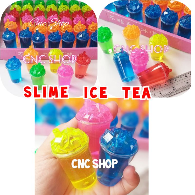 Slime Jelly Boba Cup Mini Import Lucu Warna Random Mainan Slem Anak Murah