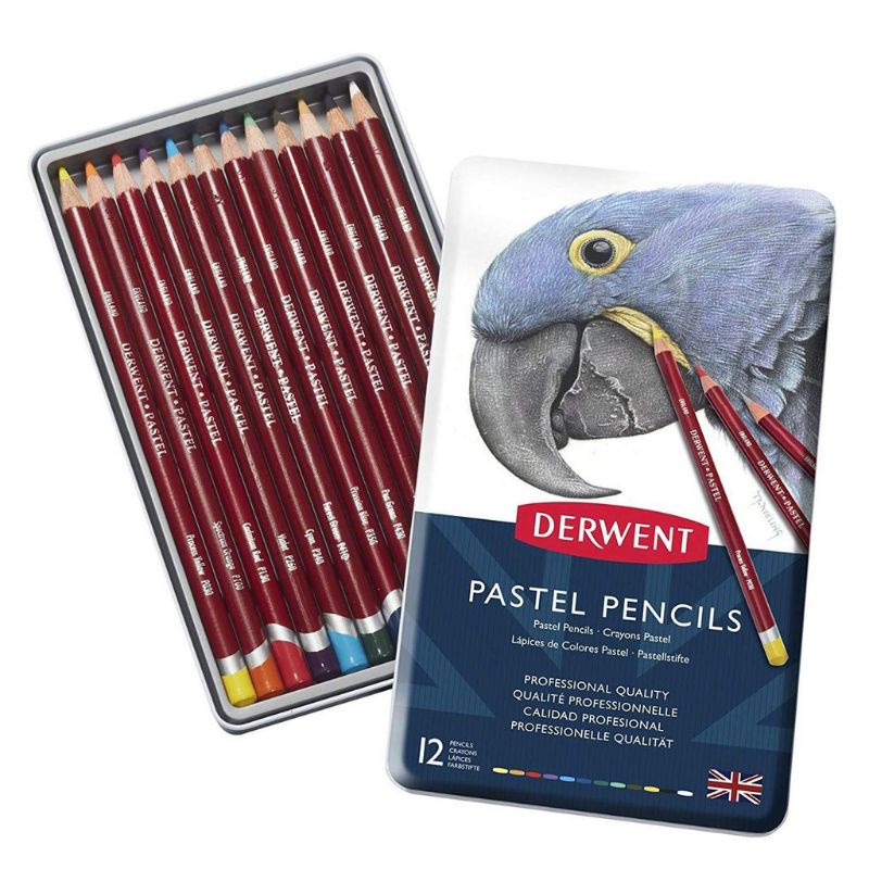 

Derwent Pastel Pencils 12 Tin Case