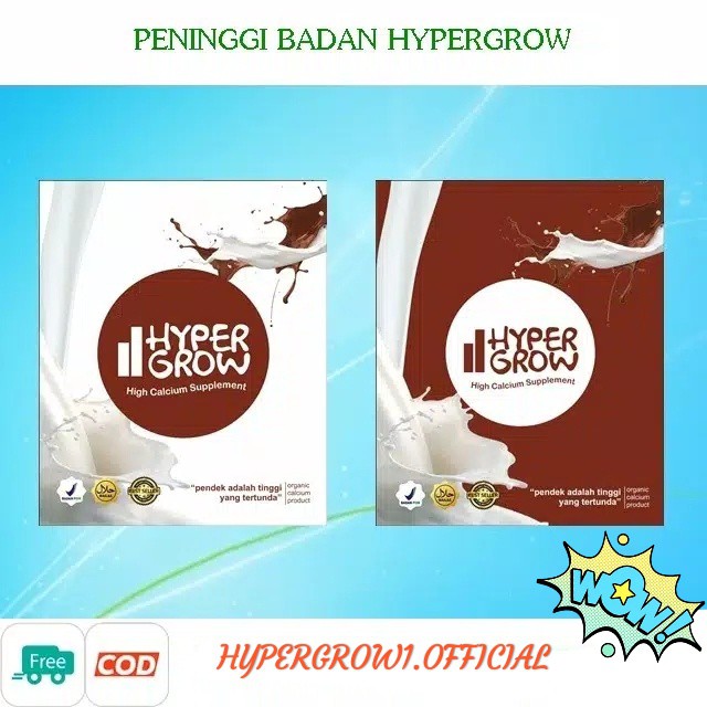 

HYPERGROW SUSU PENINGGI BADAN (BISA COD)