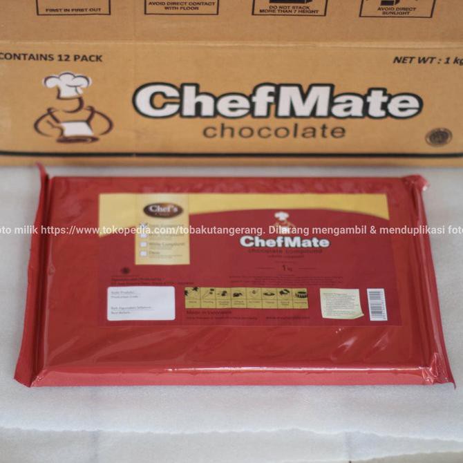 

Chefmate - Dark Chocolate Compound 1kg Cokelat Batang Coklat Baking TERMURAH Kode 570