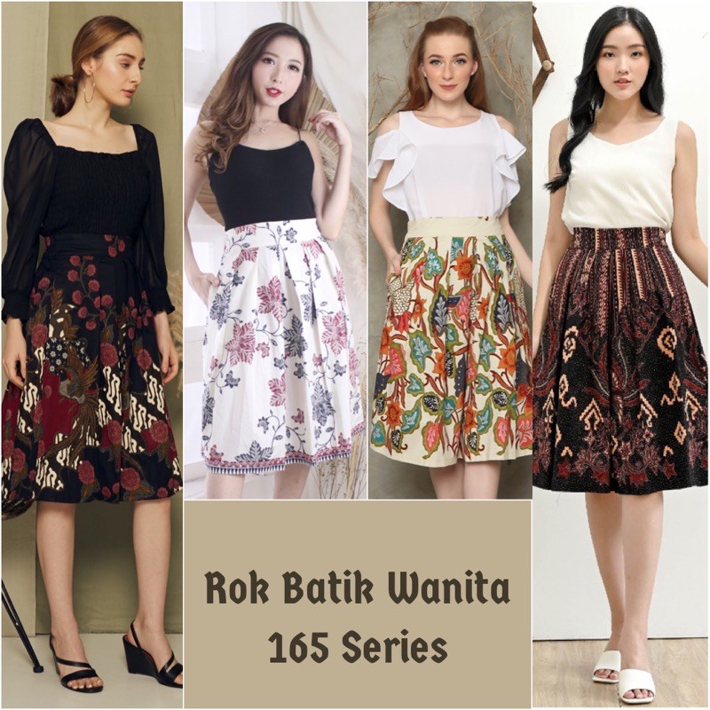 Rok Batik Wanita 165/ 294 Series / Batik Modern / Skirt Batik wanita modern/ Baju Lebaran/ 294 BBC/ 165 IJO