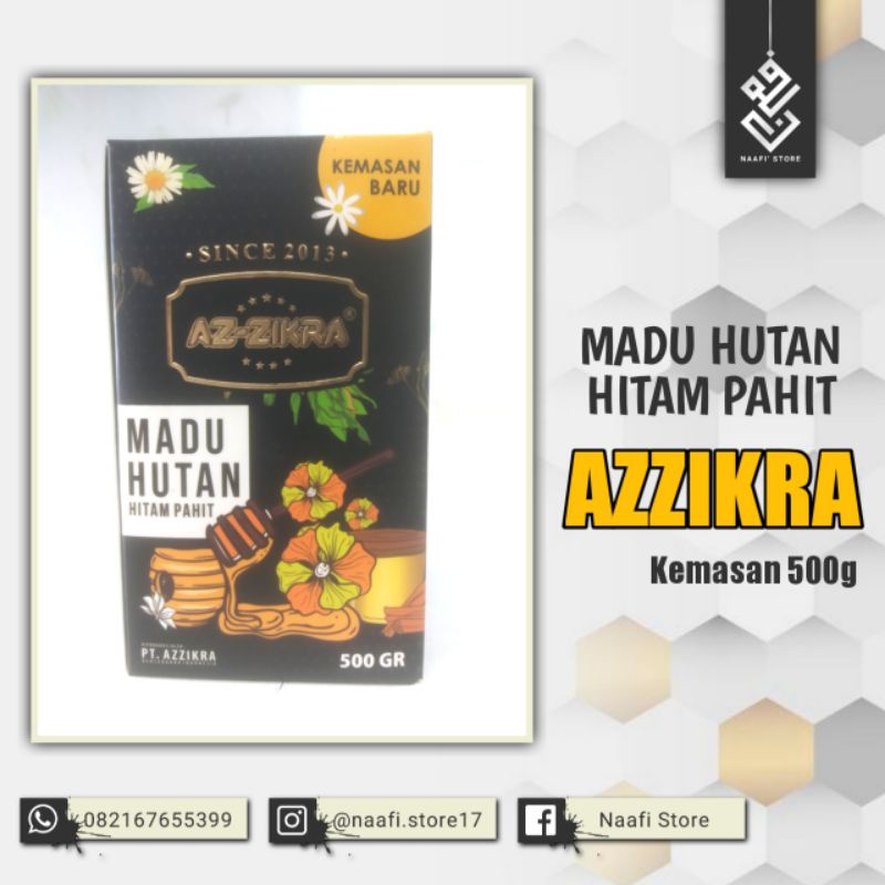 

Madu Hitam Pahit Azzkira 500g