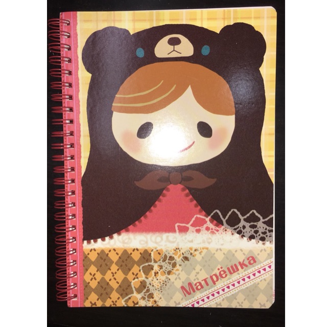 

Note book motif boneka