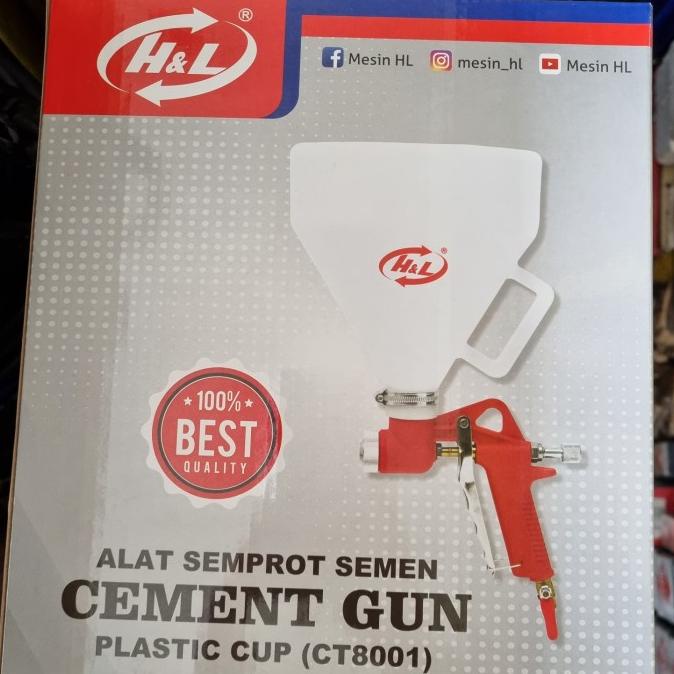 

H&L Semen Gun / Alat Semprot Semen / Cement Air Hopper Gun / Spray Gun Jg0Bwcaw72
