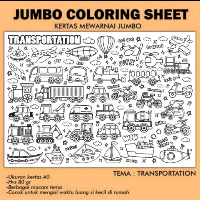 

jumbo coloring sheet