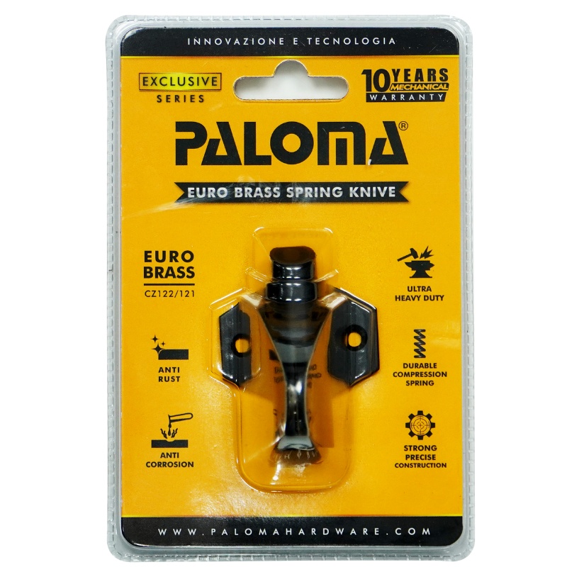 PALOMA SKP 605 SPRING KNIVE KUNCI PENGAMAN JENDELA HITAM MATTE BLACK