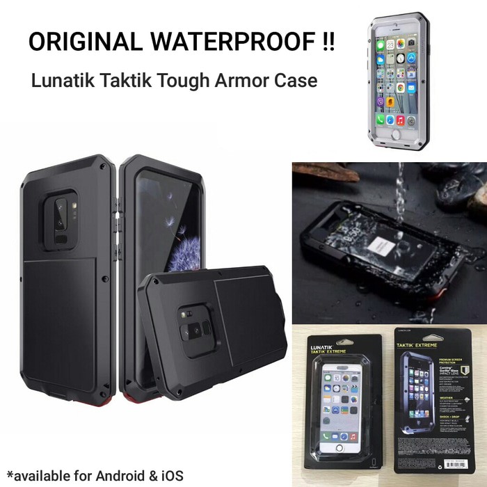 NEW Iphone 7G 8G LUNATIK TAKTIK Casing Original Waterproof Case Cover Ios