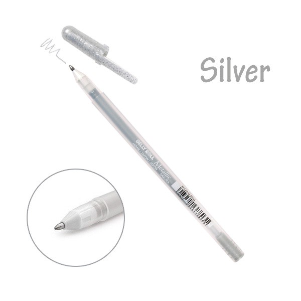 

Sakura Gelly Roll Ink Pen Silver 1.0 mm (Gel Ink Pen) / Silver Pen
