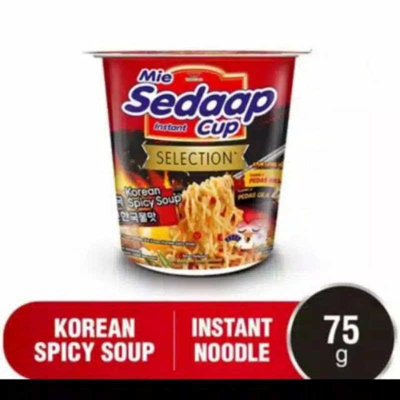 

MIE SEDAAP CUP KOREAN SPICY SOUP**