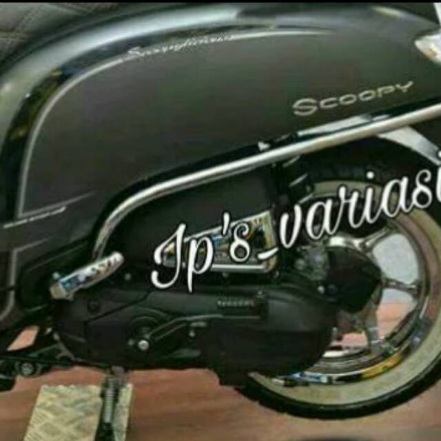 lis body Chroom scoopy 2017 dan 2018 aksesoris new scoopy