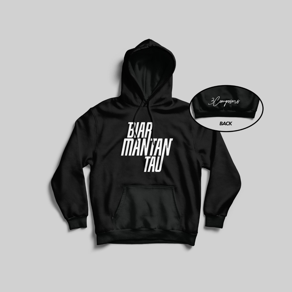  JAKET  SWEATER HOODIE  BIAR MANTAN TAU HITAM  JAKET  HOODIE  