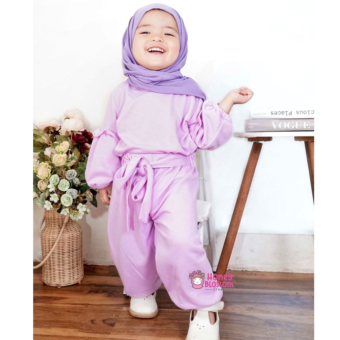 Set Baju Anak / One Set Anak Perempuan Alika Series / Baju Muslim Anak 1-5 Tahun