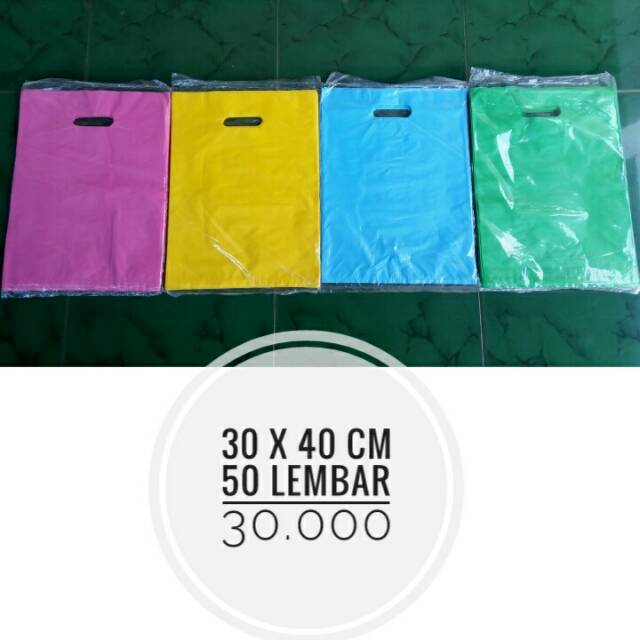 Jual Kantong Kresek Polos Olshop Besar Polos30x40 Kantong Plastik Olshop Kantong Kresek 6299