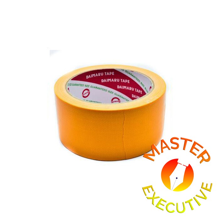 [Roll] Daimaru Lakban Kain Kuning 2 inch / Cloth Tape 48 mm x 12 meter