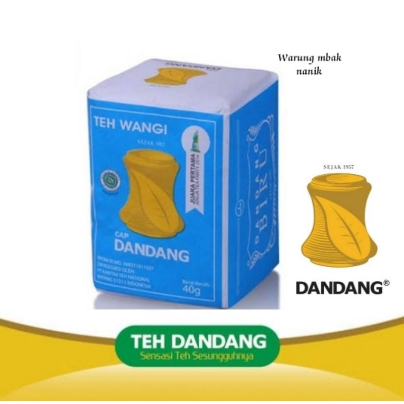 

Teh bubuk wangi dandang biru 1pcs 40gram