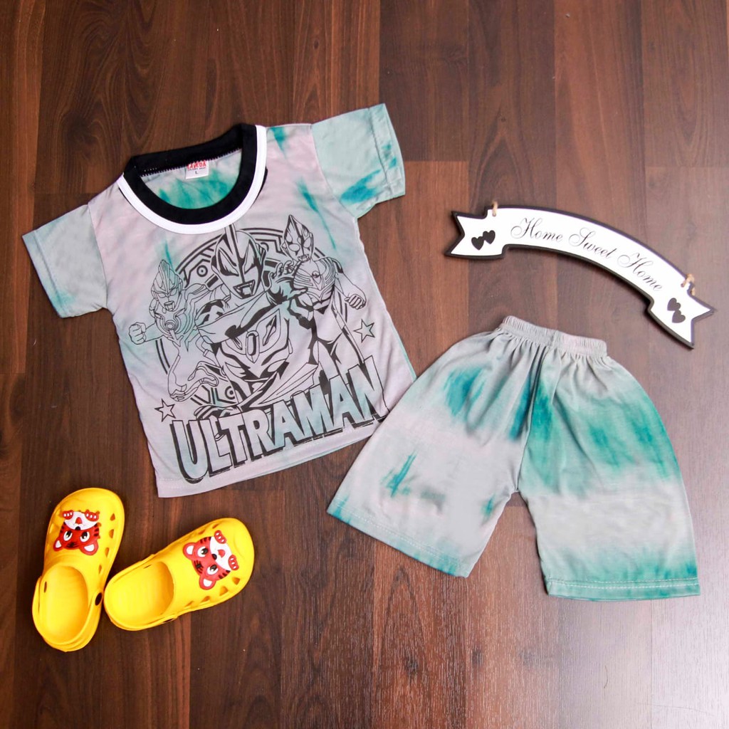 BIG SALE!!!   BAJU SETELAN KIDS / PENDEK PE ANAK LAKI-LAKI USIA 2-6 TAHUN / WARNA ACAK