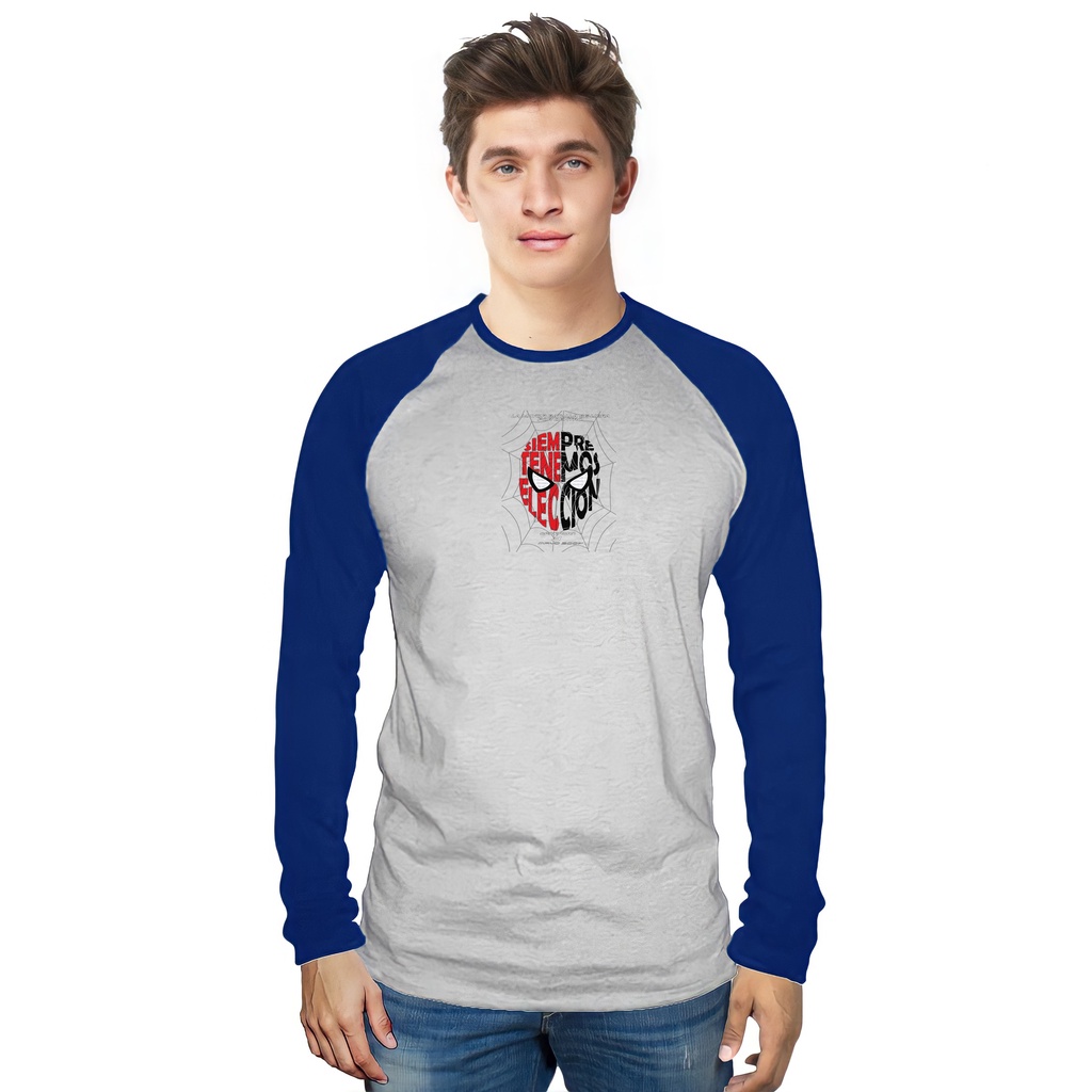 kaos raglan/kaos raglan pria/ wanita/kaos raglan lengan panjang/raglan panjan