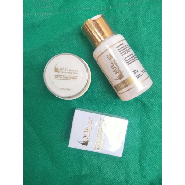MH Miracle Whitening Skin Original BPOM | Aman | Kemasan Terbaru | Foto Asli