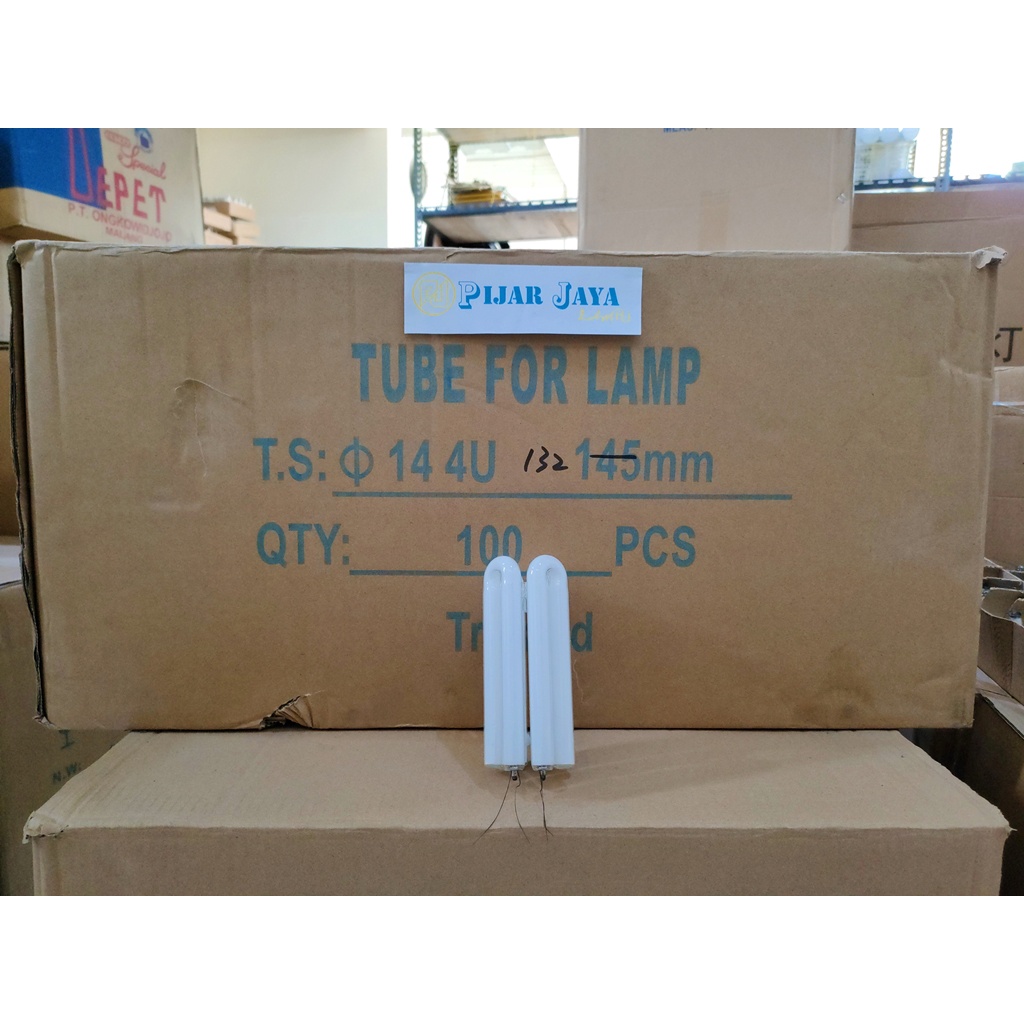 x25 pcs Kaca Lampu 4U 45 watt Triband Jari 45w + PACKING KAYU