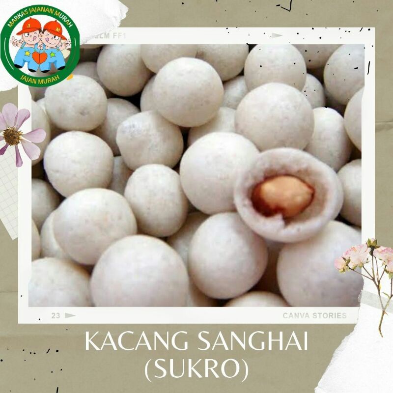 

SNACK KACANG SANGHAI 250gr SUKRO KILOAN KACANG ATOM MURAH