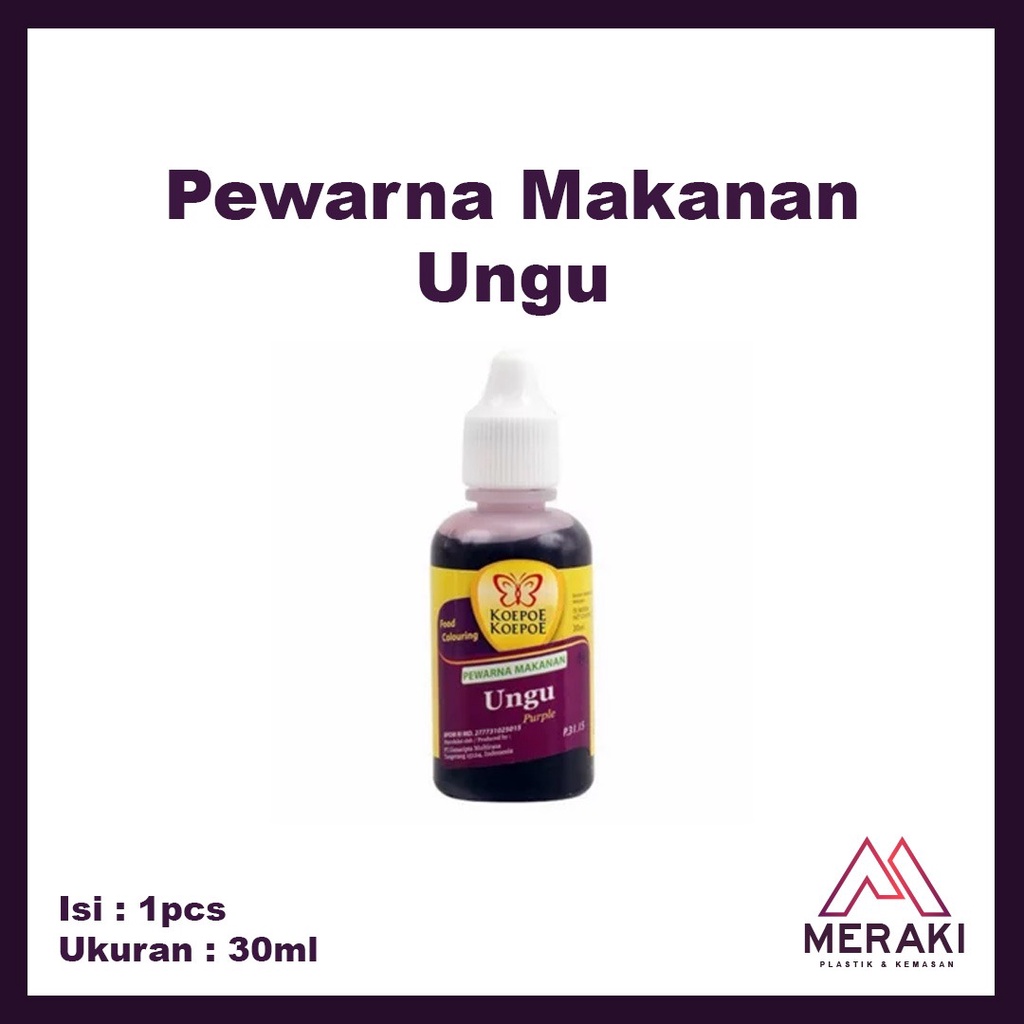 

Pewarna Makanan Koepoe Kupu kupu Ungu Baking