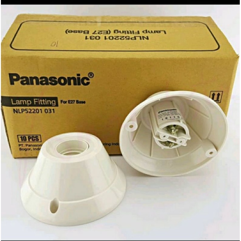 Panasonic fiting plavon bulat NLP 52201 eceran fitting