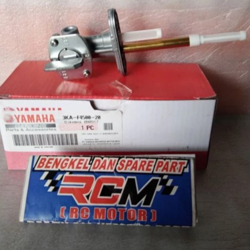 FUEL COCK ASSY KRAN KERAN BENSIN RXKING RX KING RXS RX SPESIAL SPECIAL RXZ RZR NINJA 2T 2TAK 2 TAK DLL ORI ORIGINAL YAMAHA YGP ASLI 3KA-F4500-20