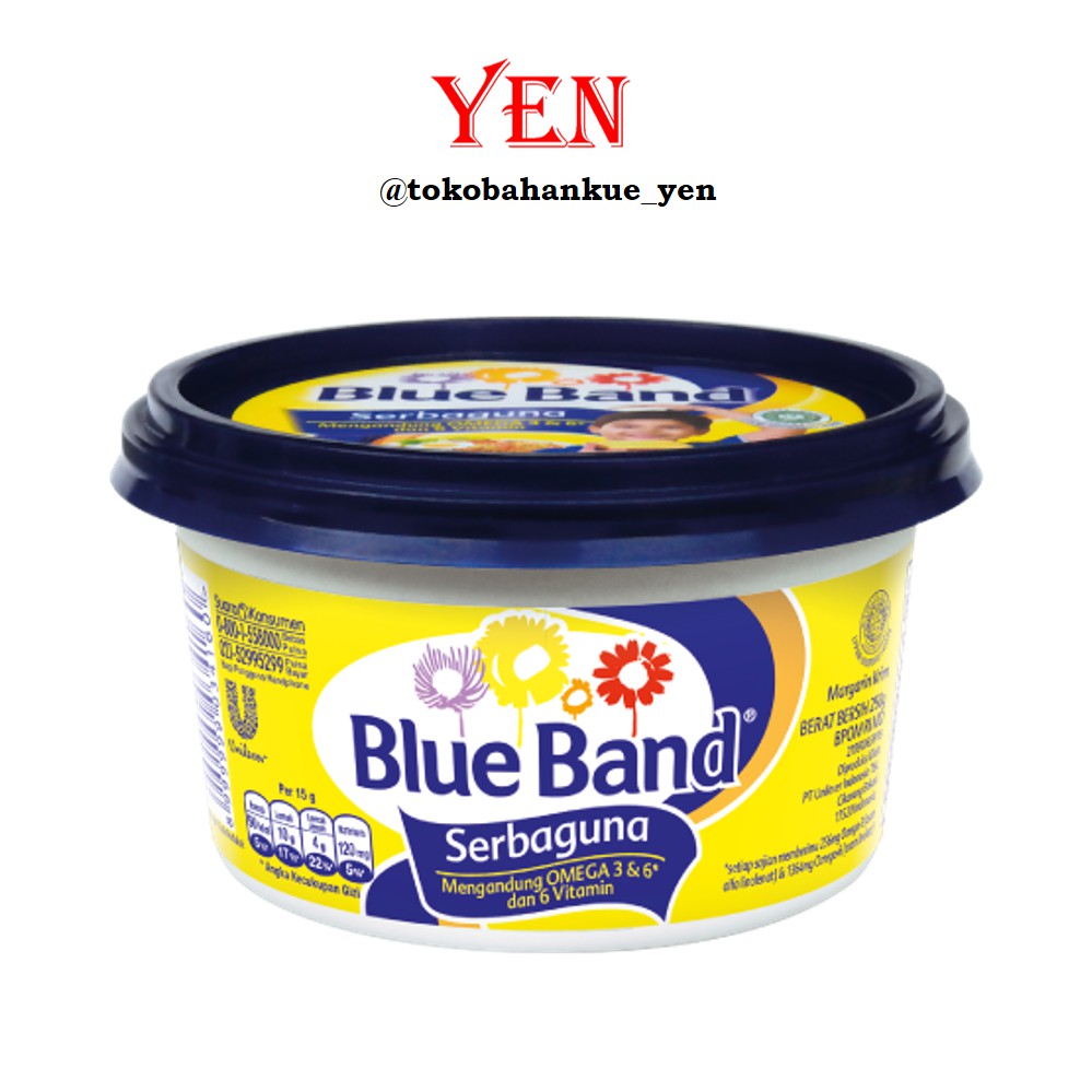 

Blue Band Cup Margarin Serbaguna Sachet 250gr