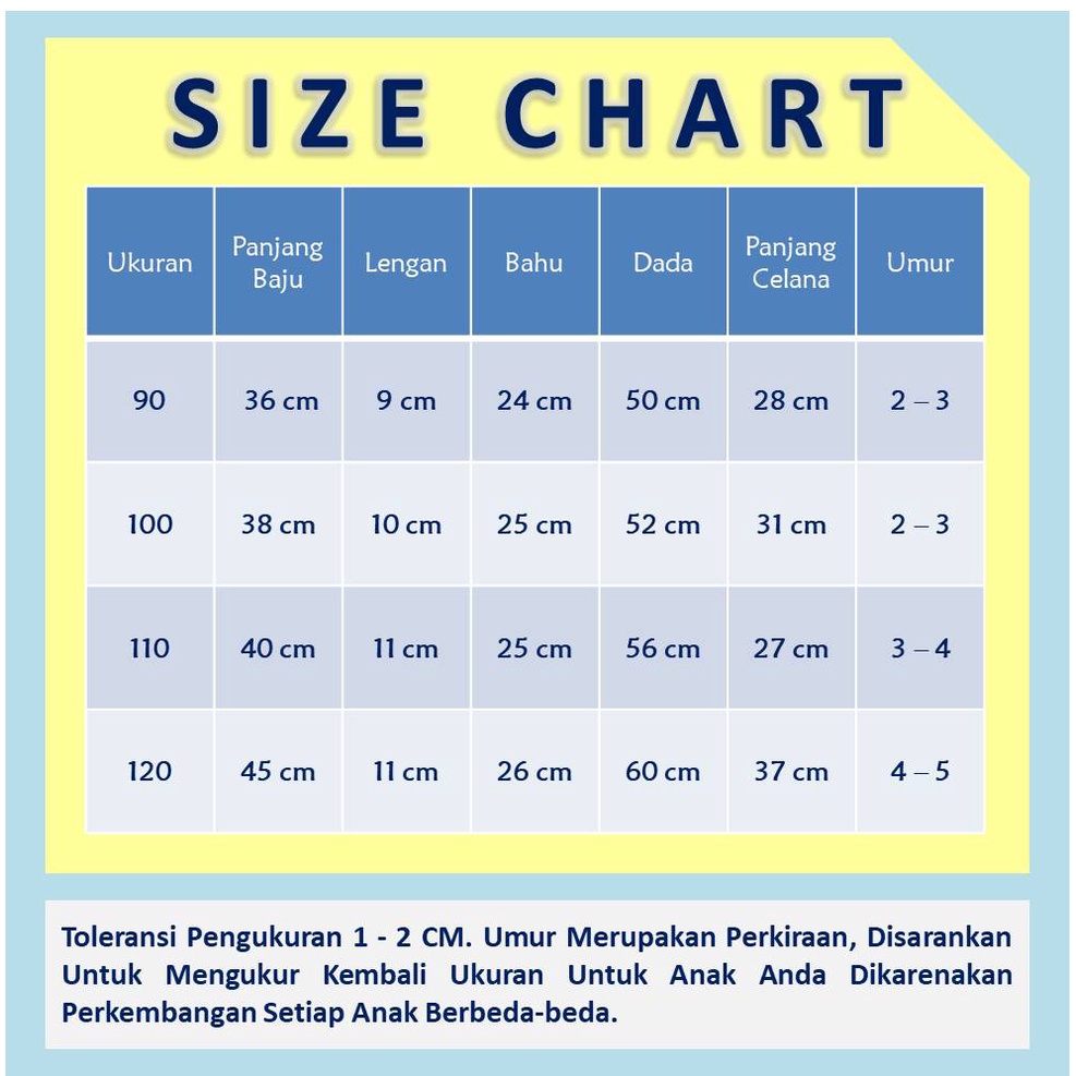 Setelan Pakaian Anak 100% Katun Premium Umur 1-10 Tahun / Baju dan Celana Anak 03