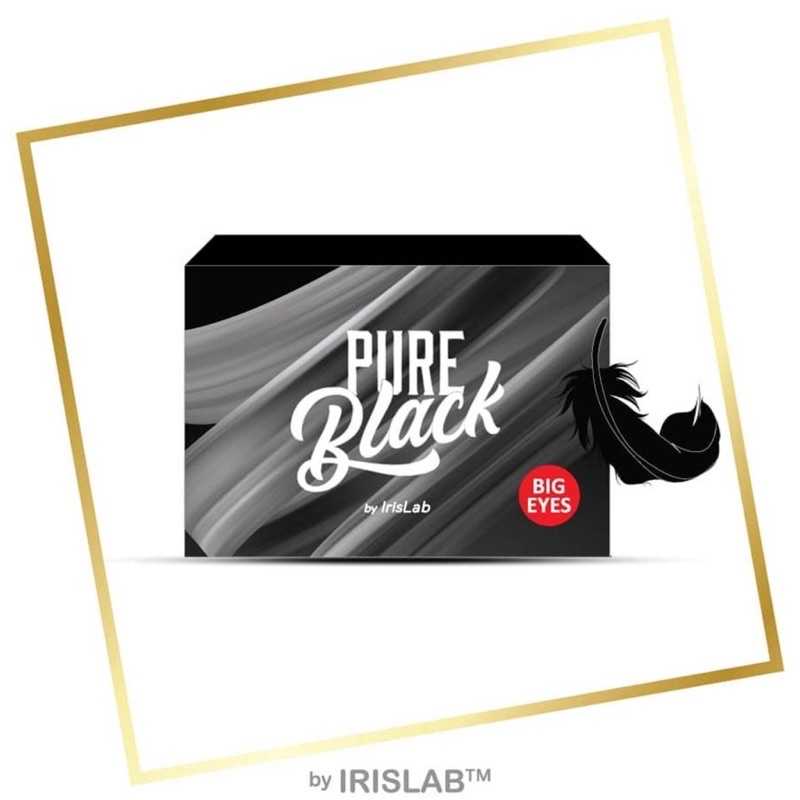 Softlens Pure Black 16mm Normal Minus Irislab