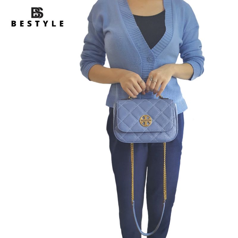 Tas Original Tory Burch Willa Mini Blue