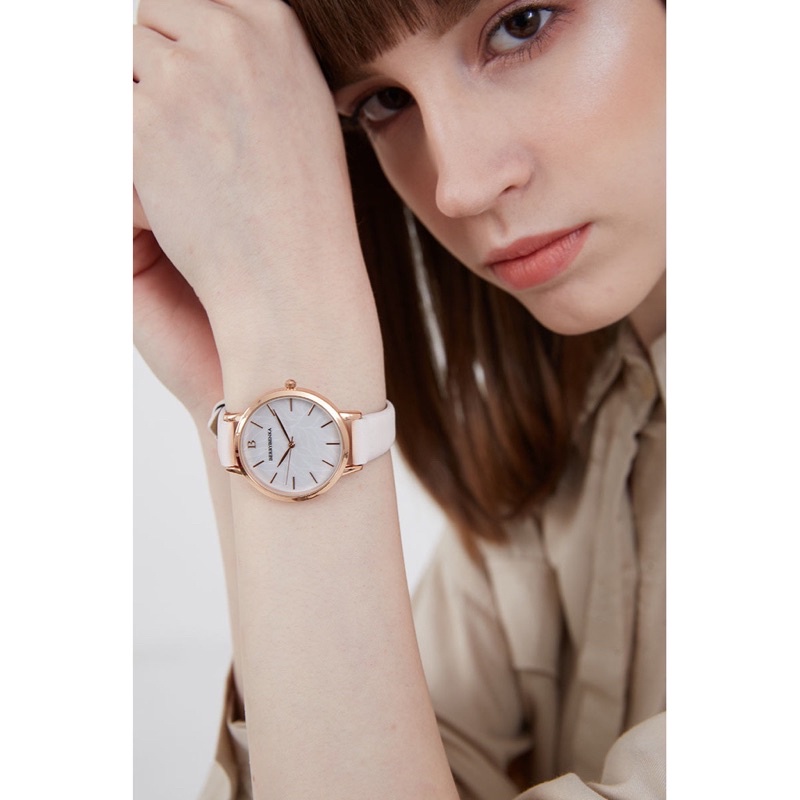 Berrybenka - Jam Tangan Kulit Wanita Sophie Calya pattern Watches