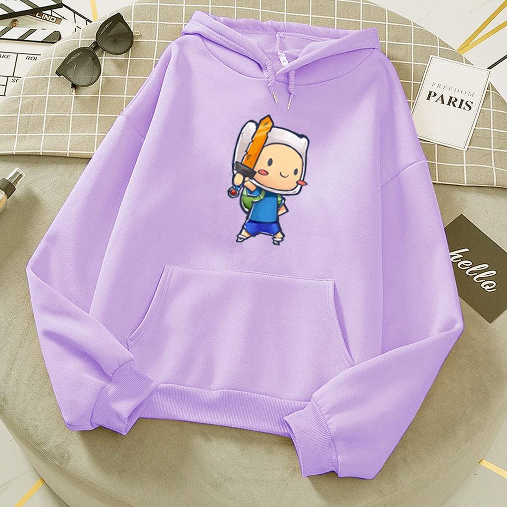 Sweater hoodie anak perempuan ADVENTURE TIME sweter anak cewek cowok