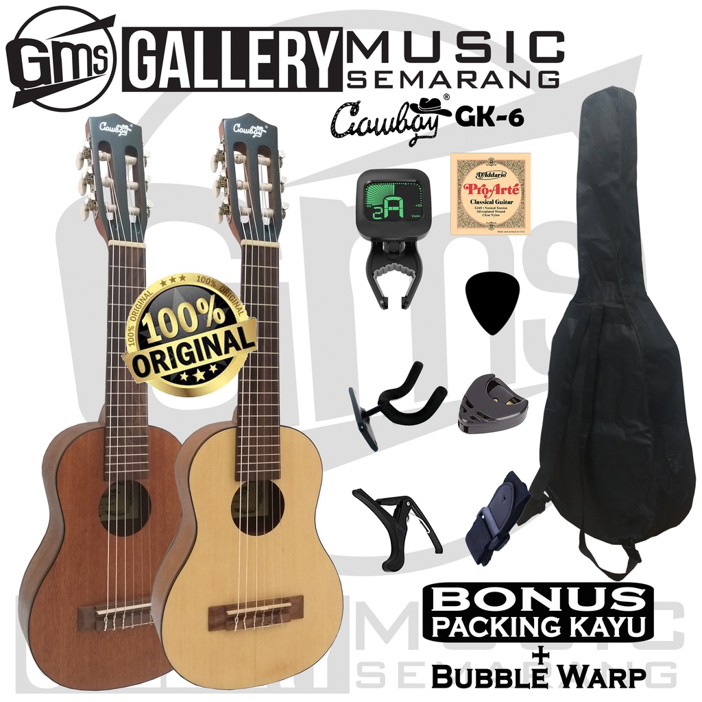 ORIGINAL!!! Guitalele Import Merk Cowboy GK-6 NA GK 6NS Gitar Guitalele Cowboy Import Original