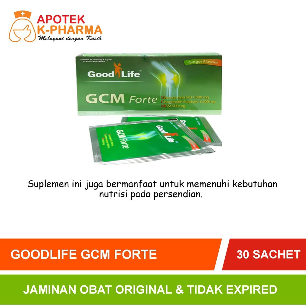 Gooflife GCM Forte Isi 30 Sachet Obat Original Simex
