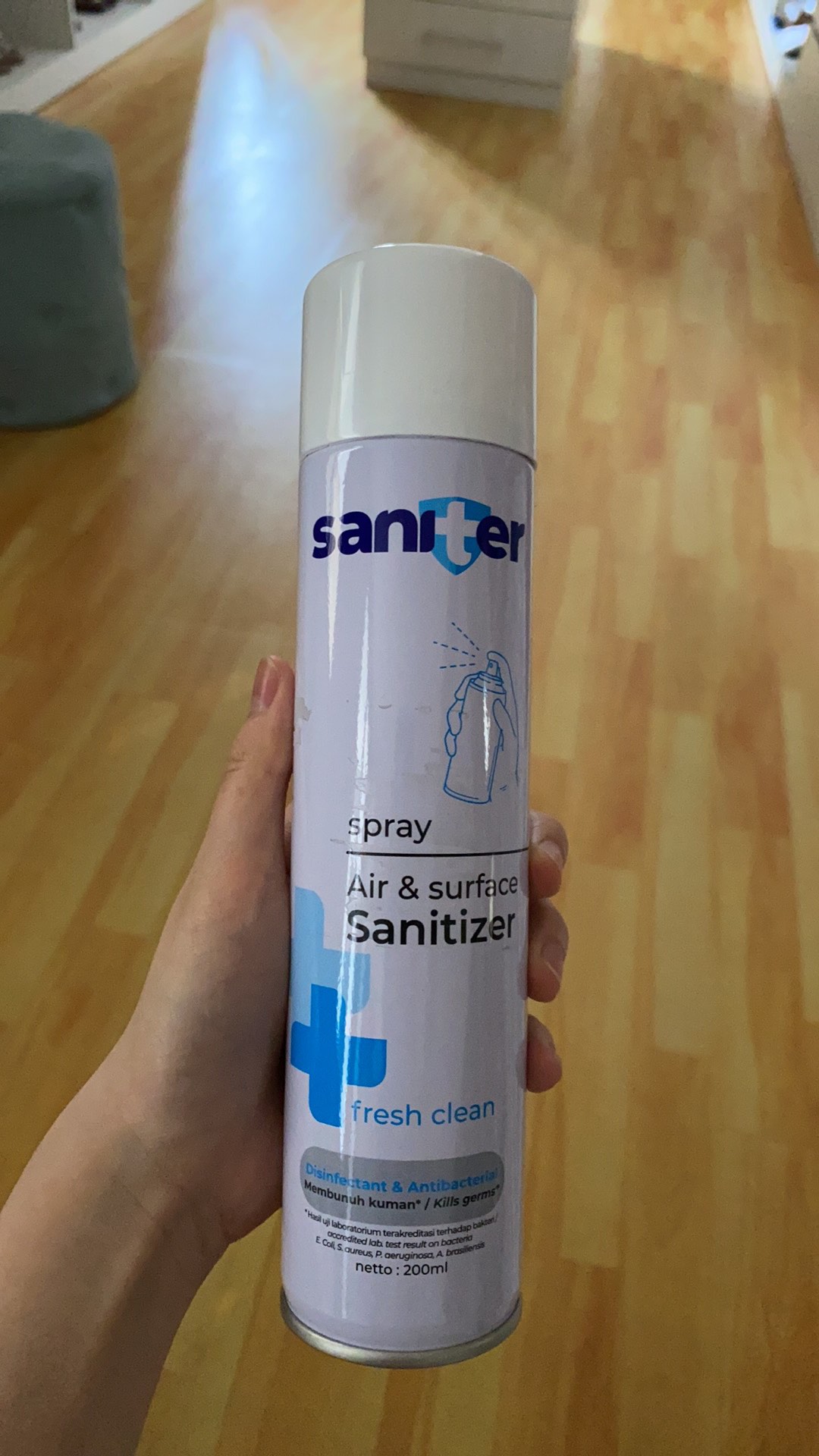 Saniter Air & Surface Sanitizer Aerosol Disinfektan Spray 200 ml