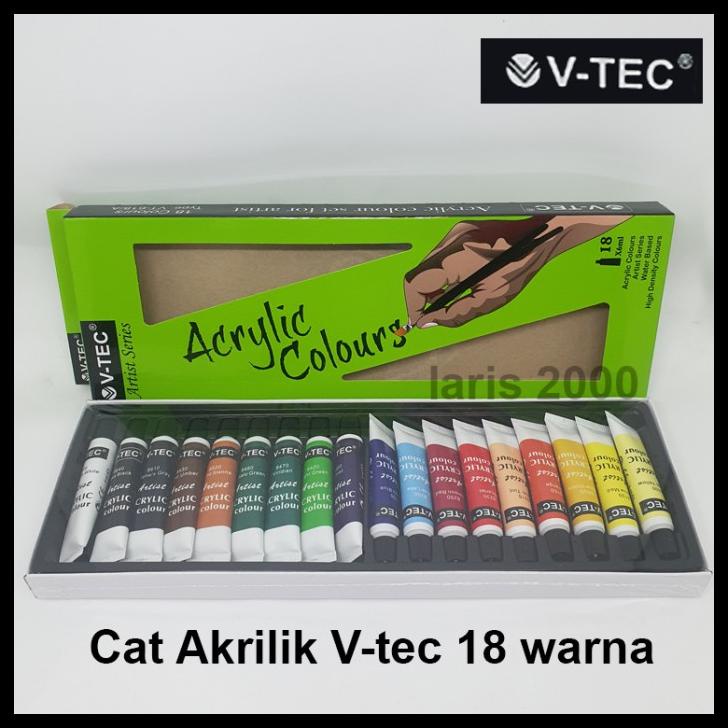 

Cat Akrilik Set 18 Warna Vtec