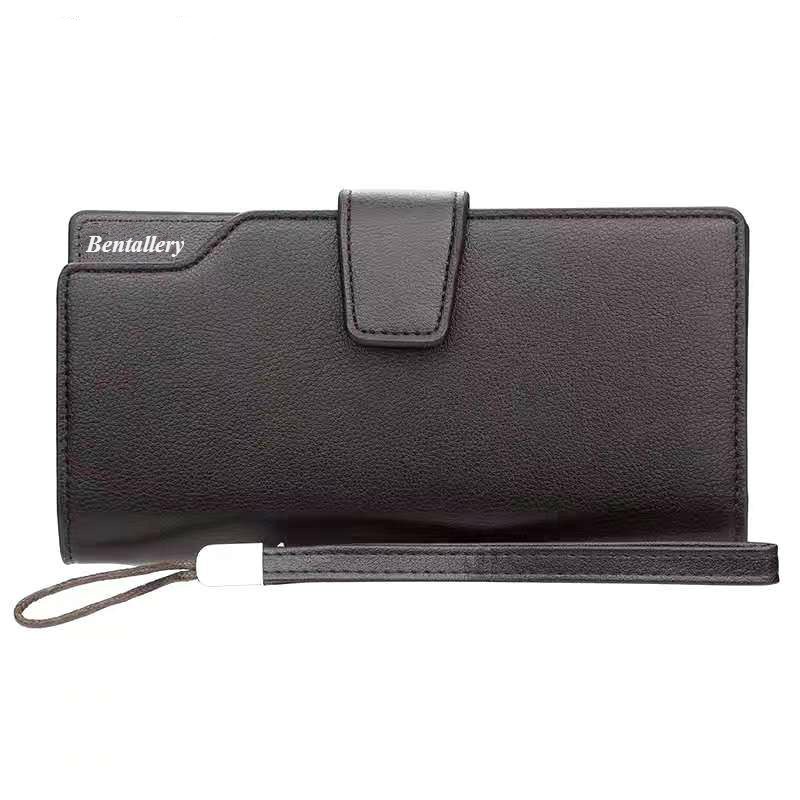 ( GS ) DOMPET PANJANG PU LEATHER UNTUK PRIA DEANGAN DESIGN POLOS DAN ELEGAN