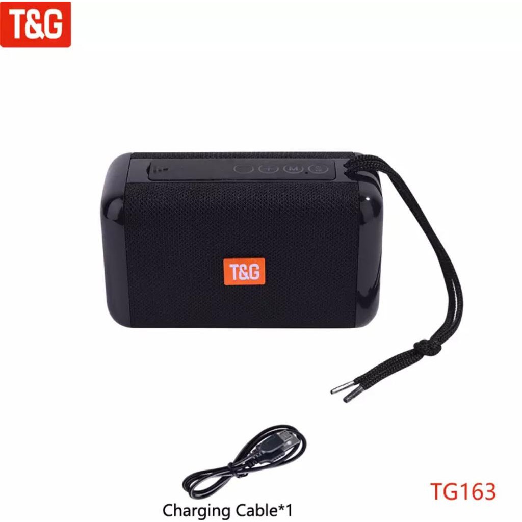 Speaker Bluetooth JBL TG163 PORTABLE Wireless Speker T&amp;G TG-163 STEREO SUPER BASS