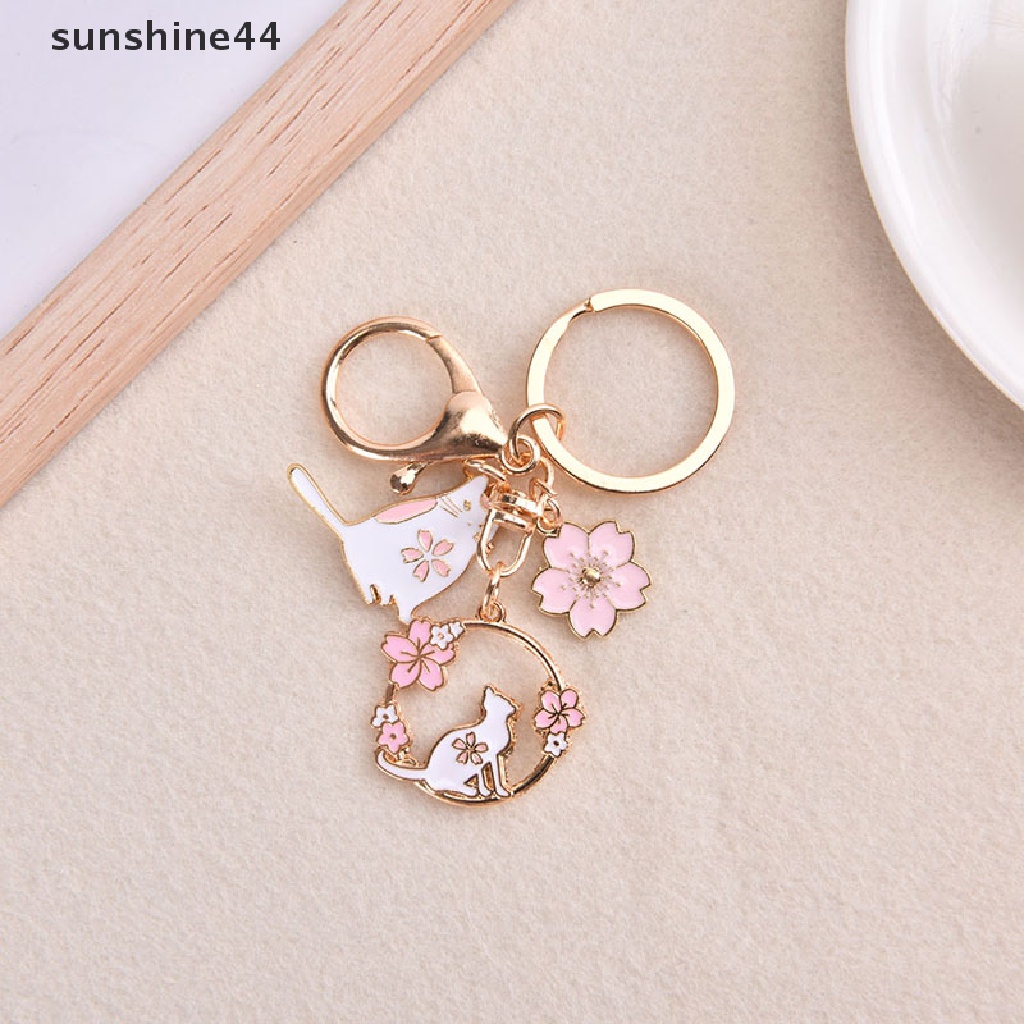 Sunshine Gantungan Kunci Bentuk Telapak Kaki Kucing Lucu Untuk Suvenir / Hadiah