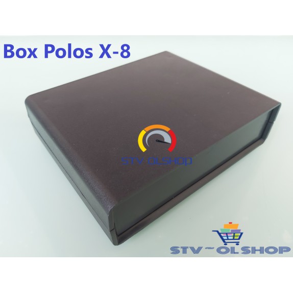 Box Polos X 8 Plastik / Box Polos Hitam Serba Guna