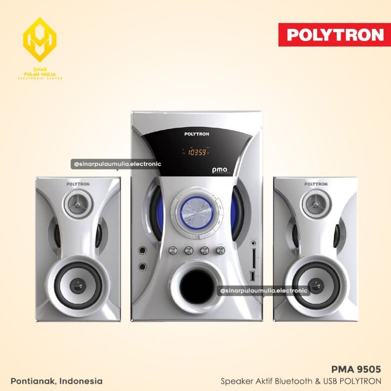 Polytron Speaker Aktif Bluetooth [USB Input] - PMA 9505 / PMA9505
