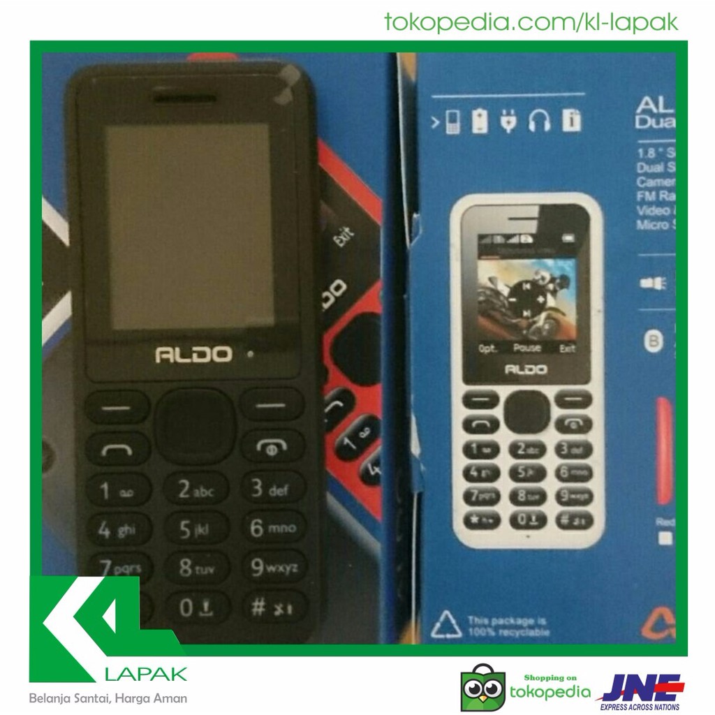 Handphone Aldo HP Aldo Murah 138 Praktis p013