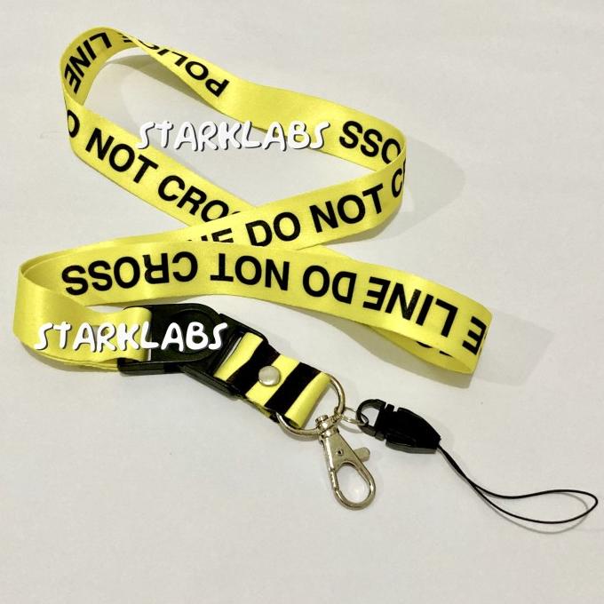 

Tali Id Card Lanyard Strap Handphone Hp Police Line Do Not Cross Nypd